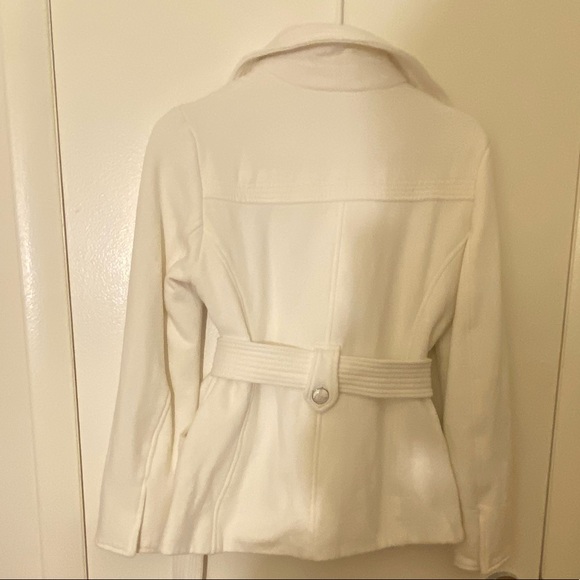 KENNETH COLE REACTION WOMEN DOUBLE BREASTED  BELTED COTTON COAT SIZE S *NEW NT* - Picture 14 of 15